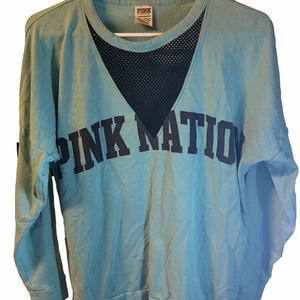 Victoria’s Secret PINK NATION Mesh Sweater | EUC | Sz XS